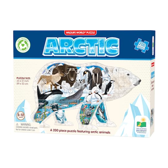 Wildlife World Puzzle - Artic: 200 Pcs By The Learning Journey | 11.25" x 8.375" x 3" | Michaels®